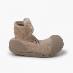 Sapatos bebé biqueira redonda Attipas Areia Rabbit